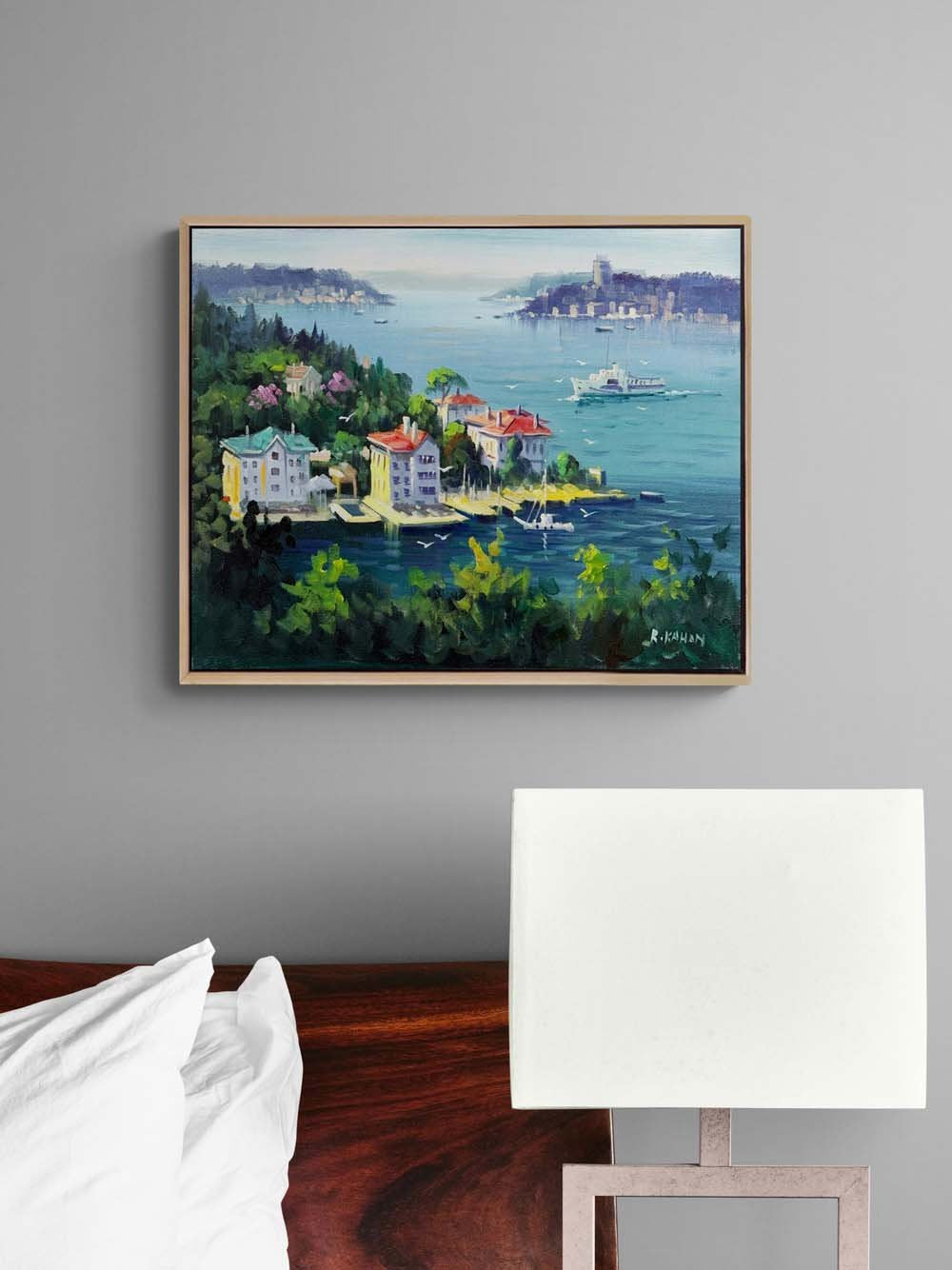 Yalıların Esintisi Yağlı Boya Tablosu