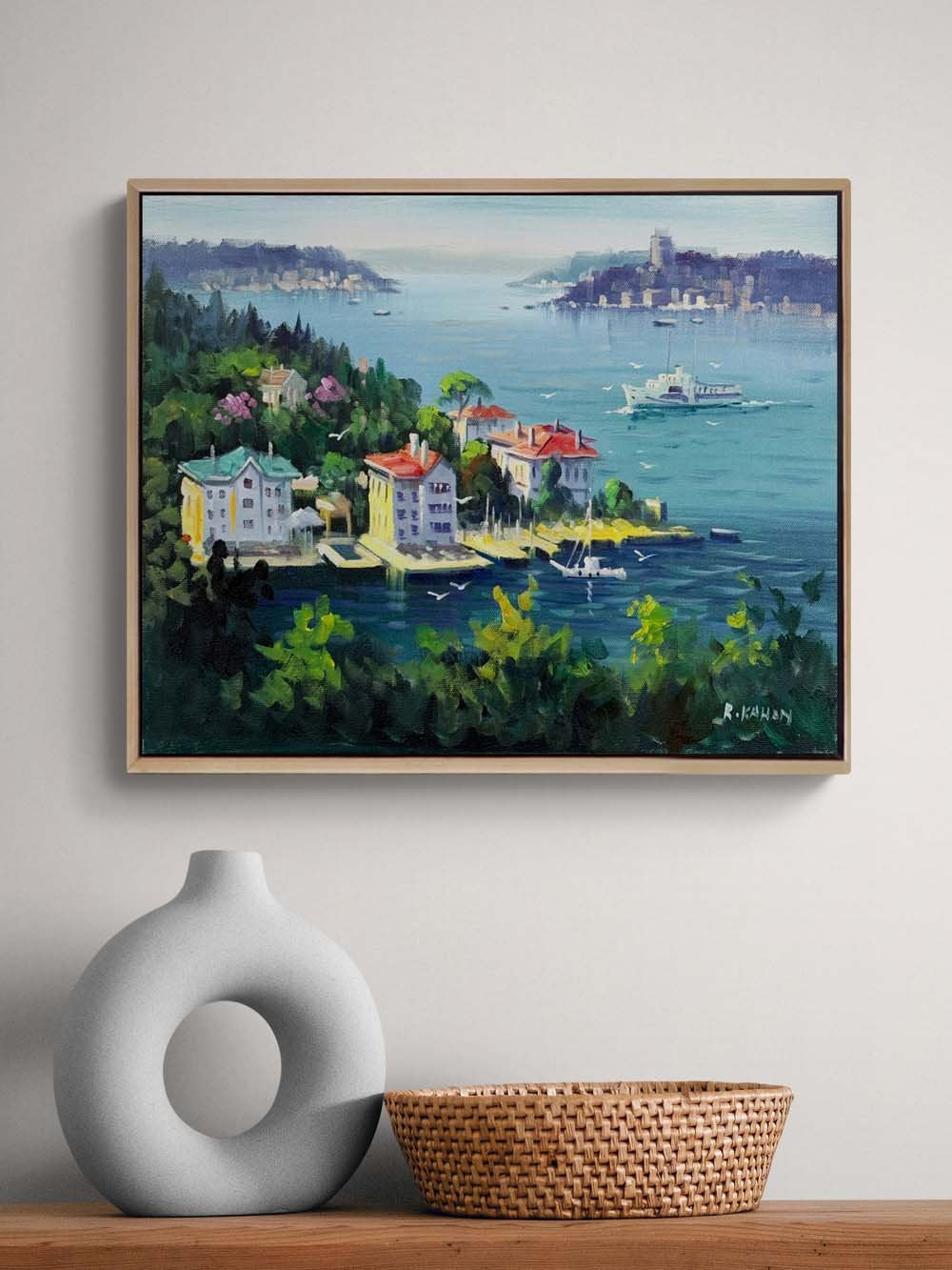 Yalıların Esintisi Yağlı Boya Tablosu