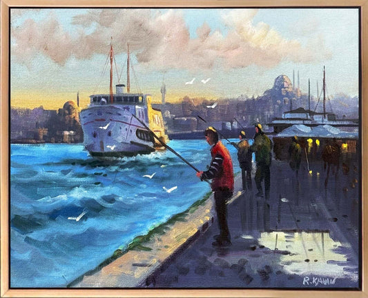 Boğazın Düşleri Yağlı Boya Tablosu