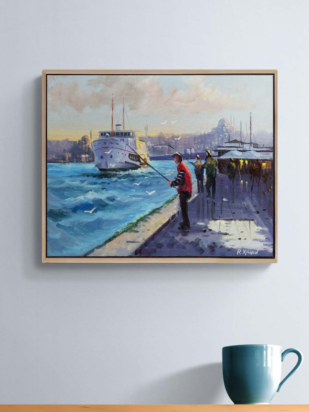 Boğazın Düşleri Yağlı Boya Tablosu