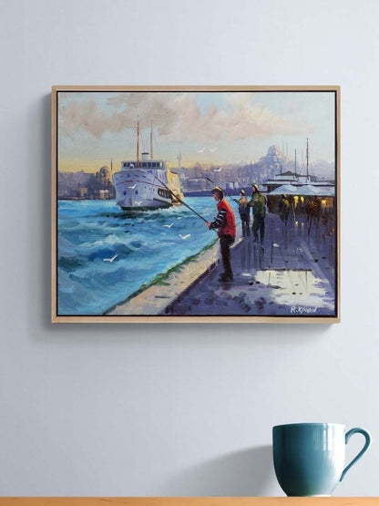 Boğazın Düşleri Yağlı Boya Tablosu