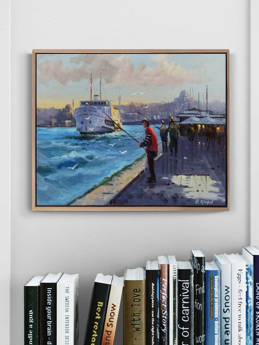 Boğazın Düşleri Yağlı Boya Tablosu