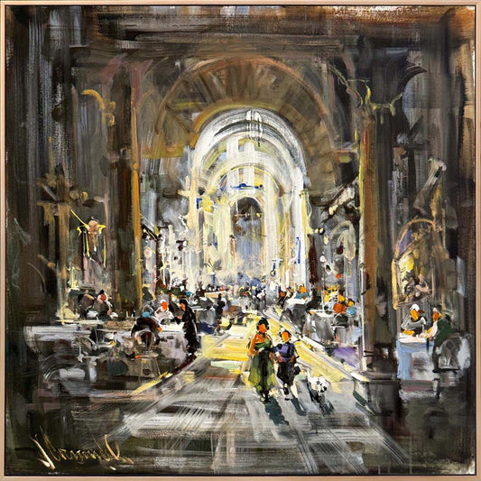 Taş Arasında Zaman Yağlı Boya Tablosu