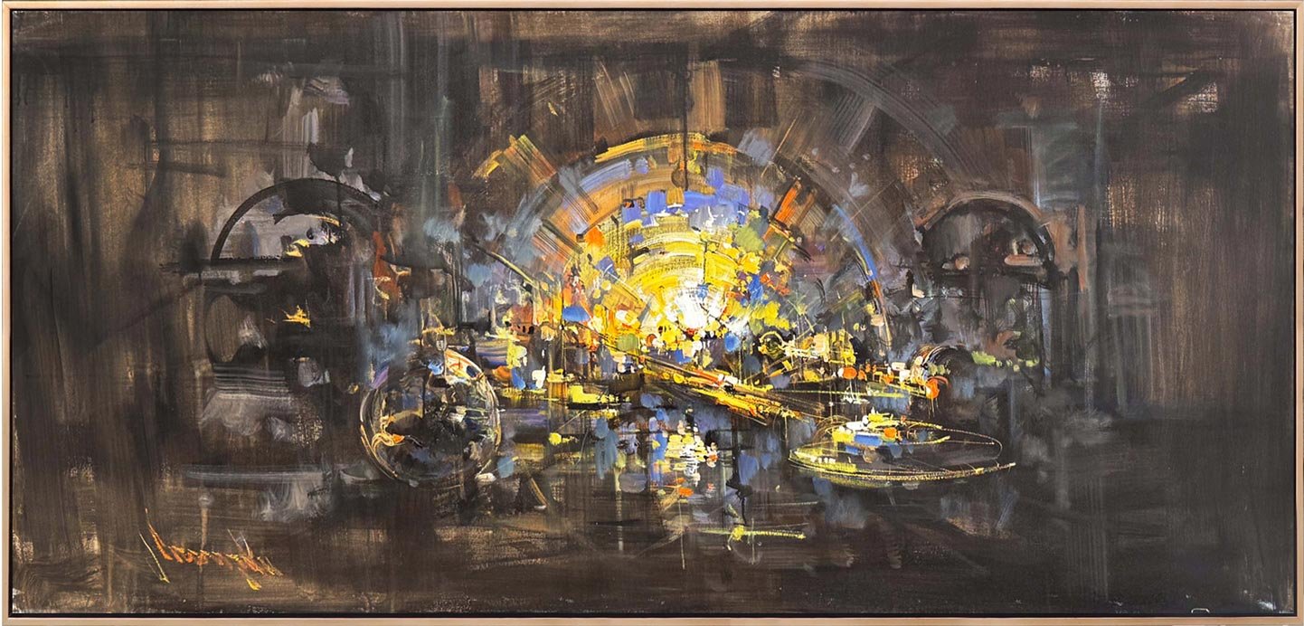 Enerji Akışı Yağlı Boya Tablosu