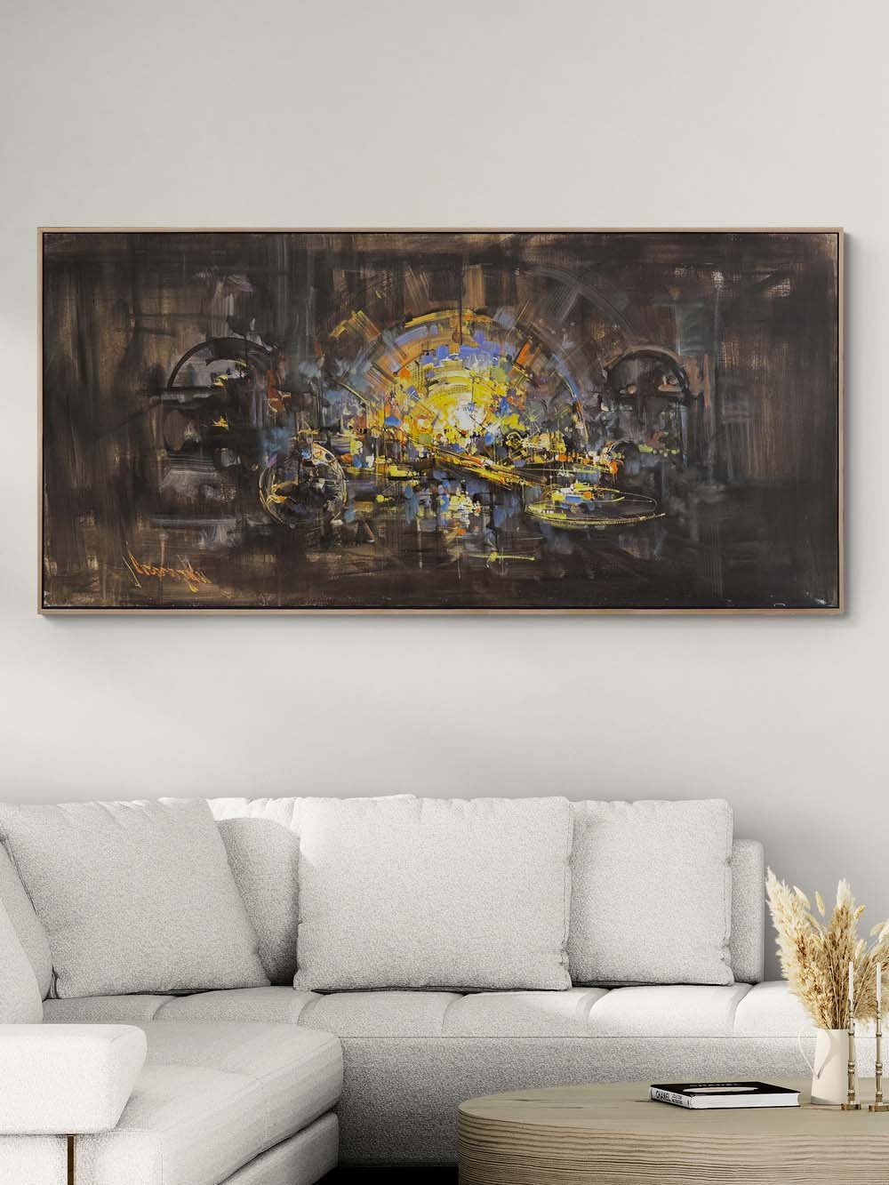 Enerji Akışı Yağlı Boya Tablosu