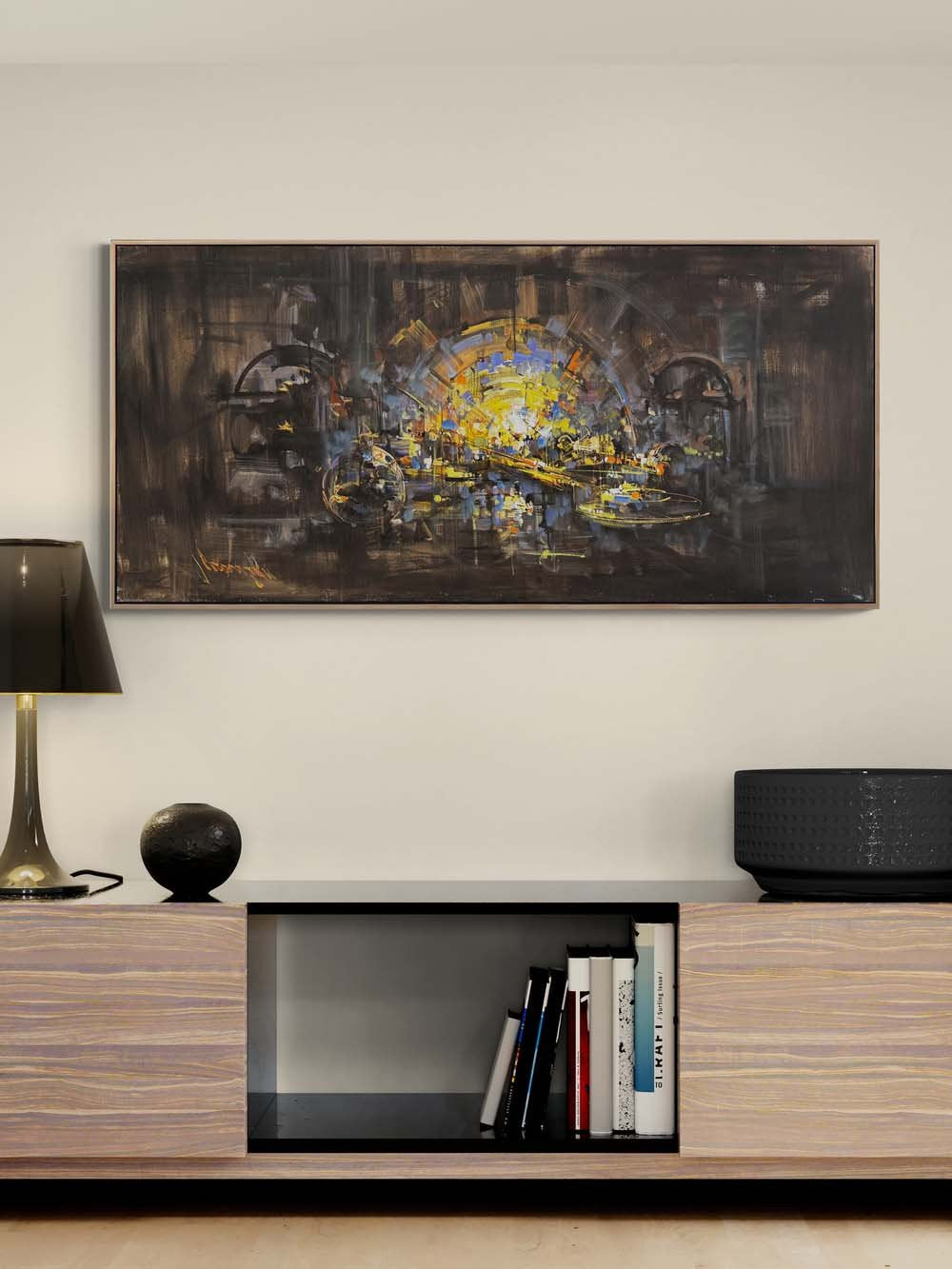 Enerji Akışı Yağlı Boya Tablosu