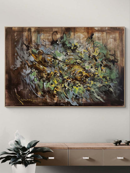 Hayalin Kıyısında Yağlı Boya Tablosu