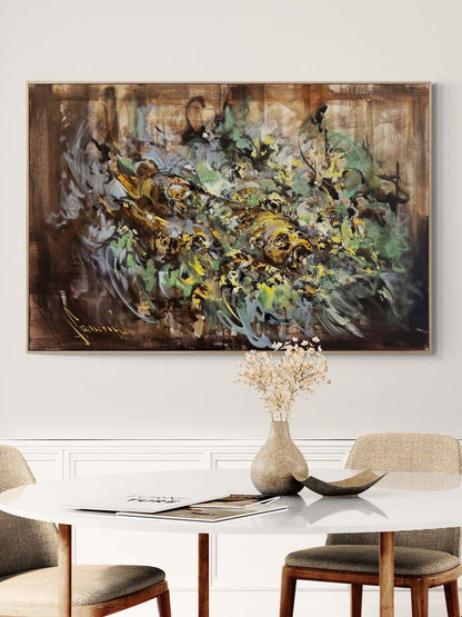 Hayalin Kıyısında Yağlı Boya Tablosu