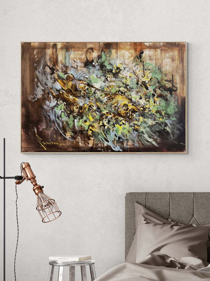 Hayalin Kıyısında Yağlı Boya Tablosu