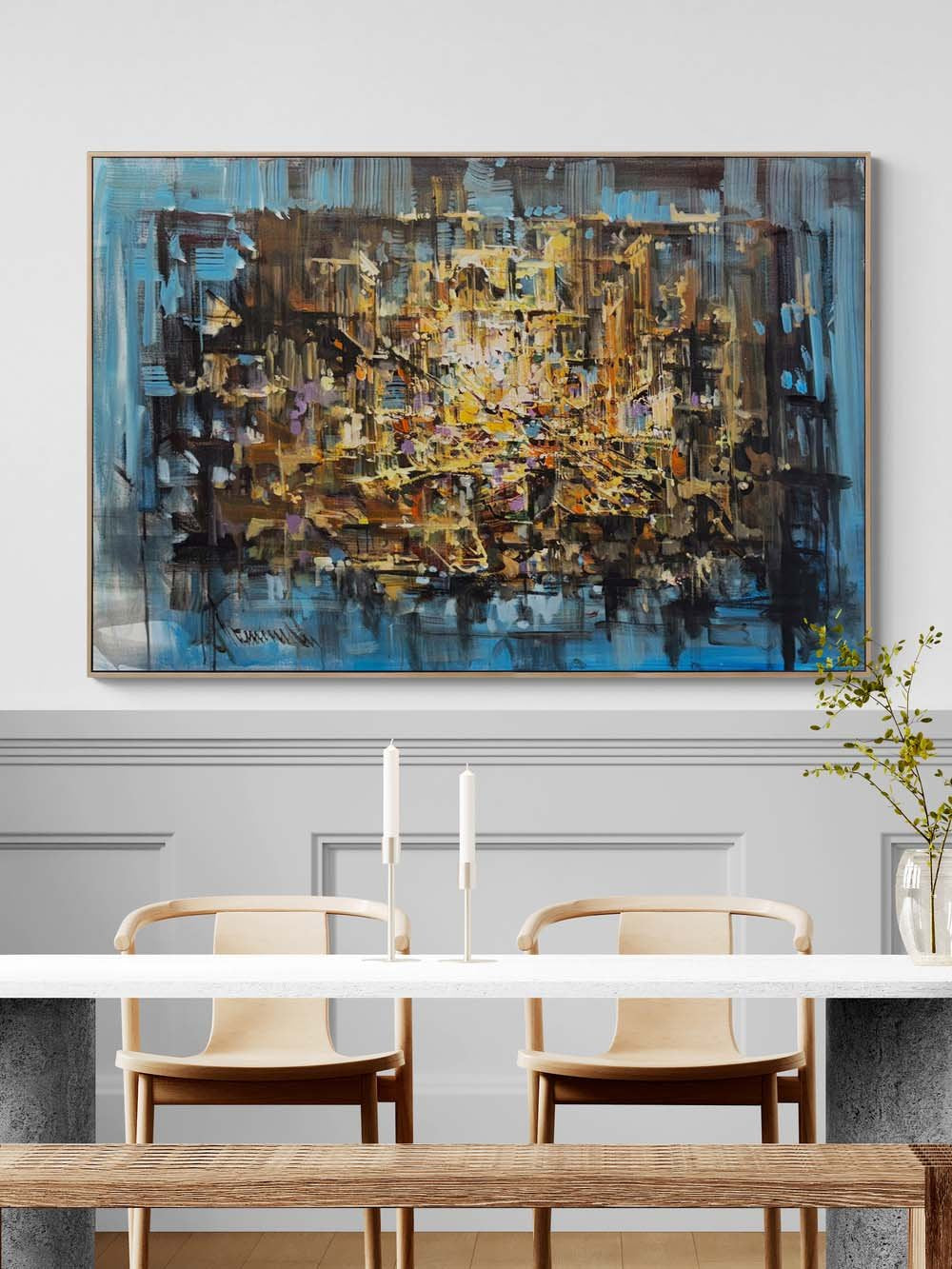 Düşsel Akor Yağlı Boya Tablosu