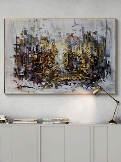 Rüya Haritası Yağlı Boya Tablosu