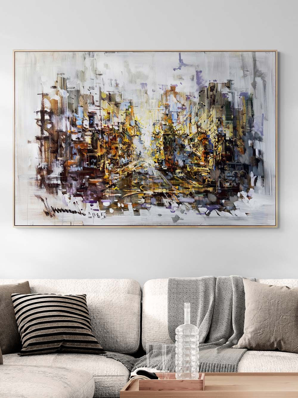 Rüya Haritası Yağlı Boya Tablosu