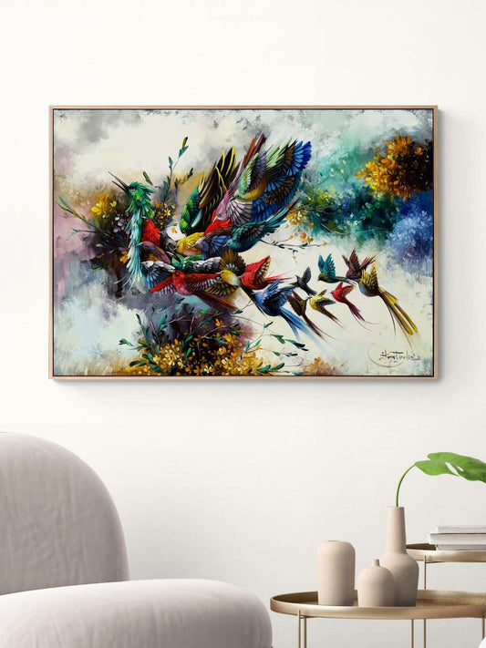 Renklerin Simurg’u Yağlı Boya Tablosu