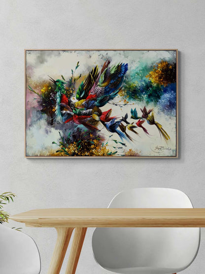 Renklerin Simurg’u Yağlı Boya Tablosu