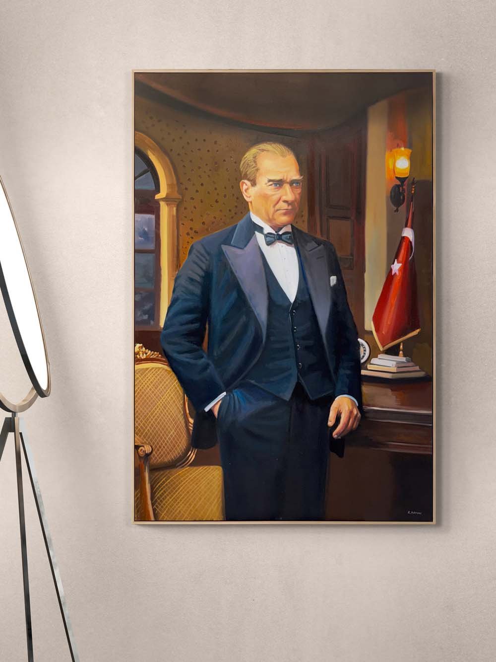 Cumhuriyetin Işığı Yağlı Boya Tablosu