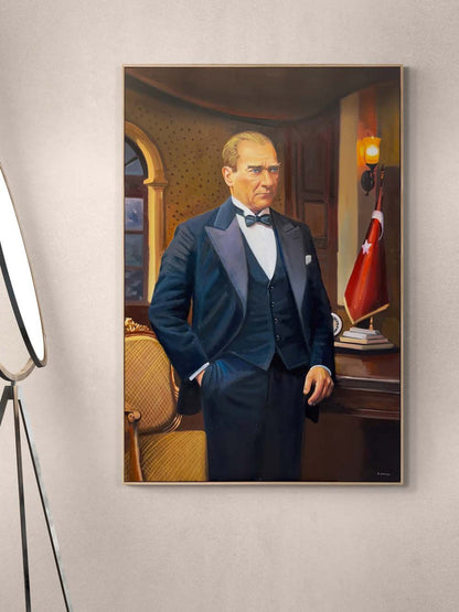 Cumhuriyetin Işığı Yağlı Boya Tablosu