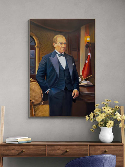 Cumhuriyetin Işığı Yağlı Boya Tablosu