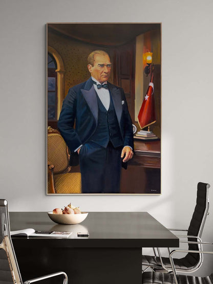 Cumhuriyetin Işığı Yağlı Boya Tablosu