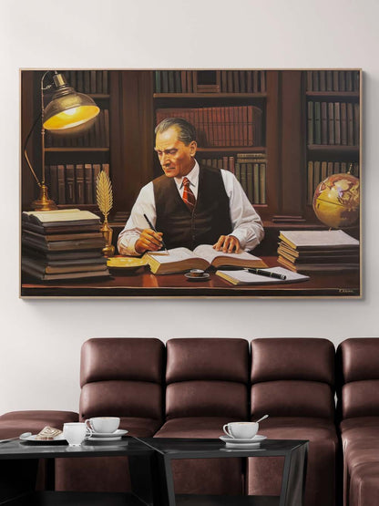 Ata’nın İzinde Cumhuriyet Yağlı Boya Tablosu