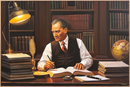 Ata’nın İzinde Cumhuriyet Yağlı Boya Tablosu