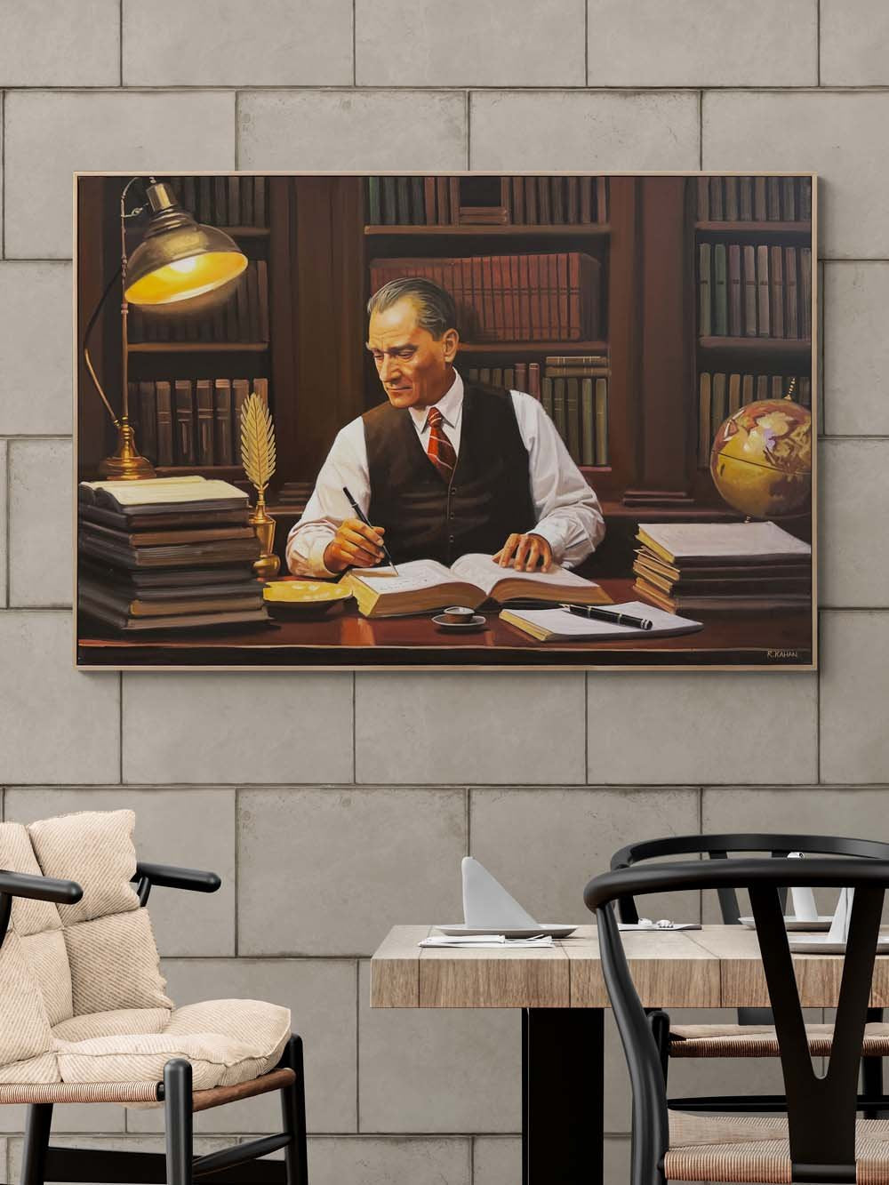 Ata’nın İzinde Cumhuriyet Yağlı Boya Tablosu