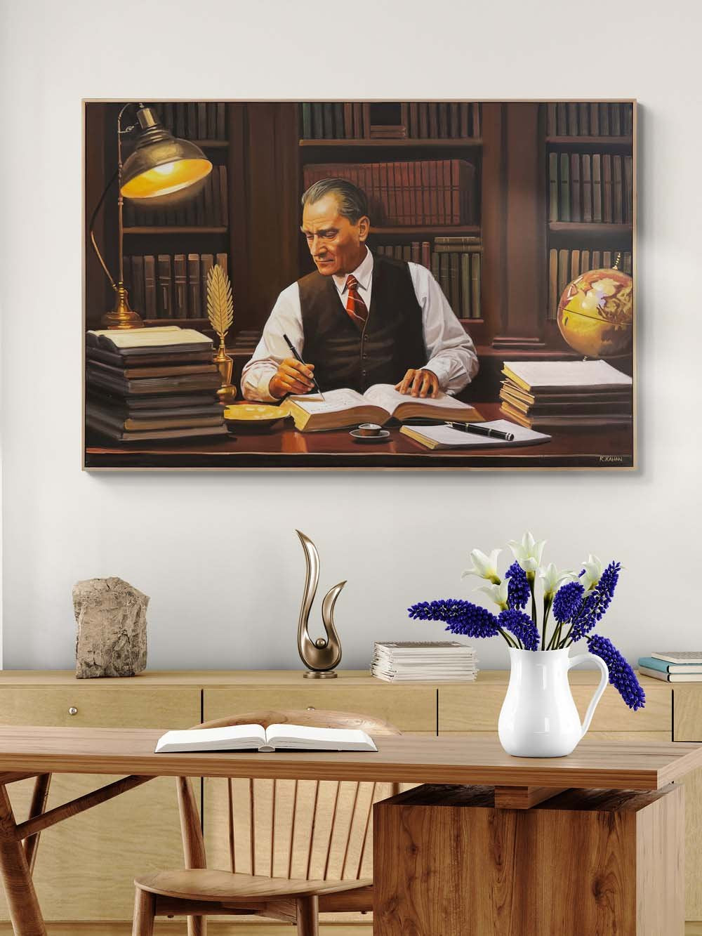 Ata’nın İzinde Cumhuriyet Yağlı Boya Tablosu