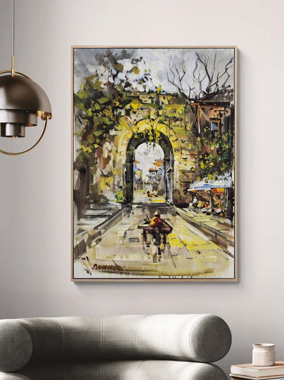 Zamanın Kapısından Yağlı Boya Tablosu