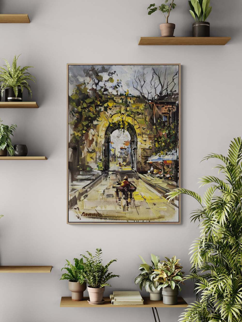 Zamanın Kapısından Yağlı Boya Tablosu