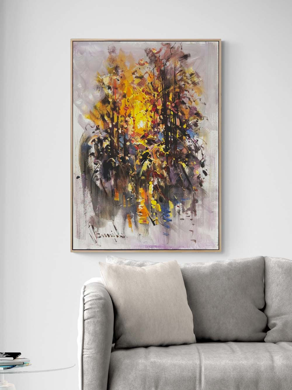 Işıklı Geçit Yağlı Boya Tablosu