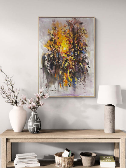 Işıklı Geçit Yağlı Boya Tablosu