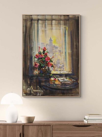 Geçmişe Açılan İstanbul Yağlı Boya Tablosu