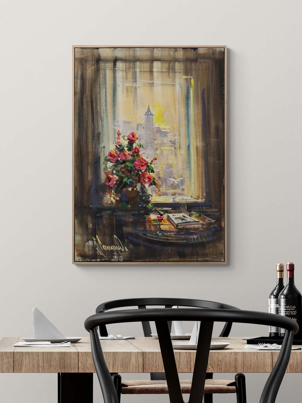 Geçmişe Açılan İstanbul Yağlı Boya Tablosu