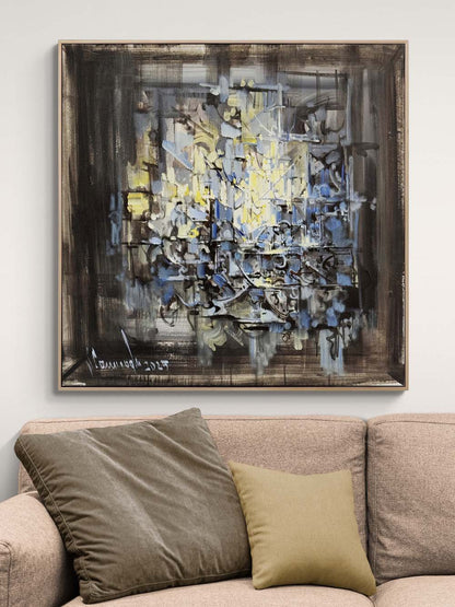 Boşluğun Haritası Yağlı Boya Tablosu