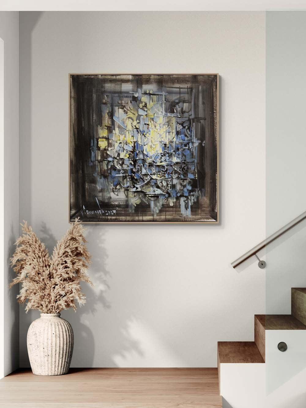 Boşluğun Haritası Yağlı Boya Tablosu