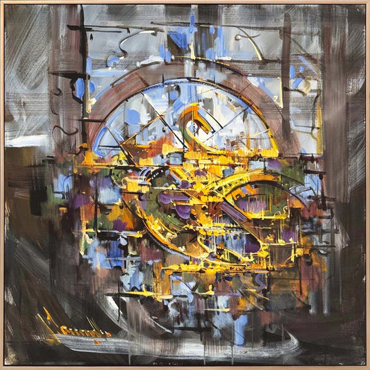 Görünmeyen Yüzler Yağlı Boya Tablosu