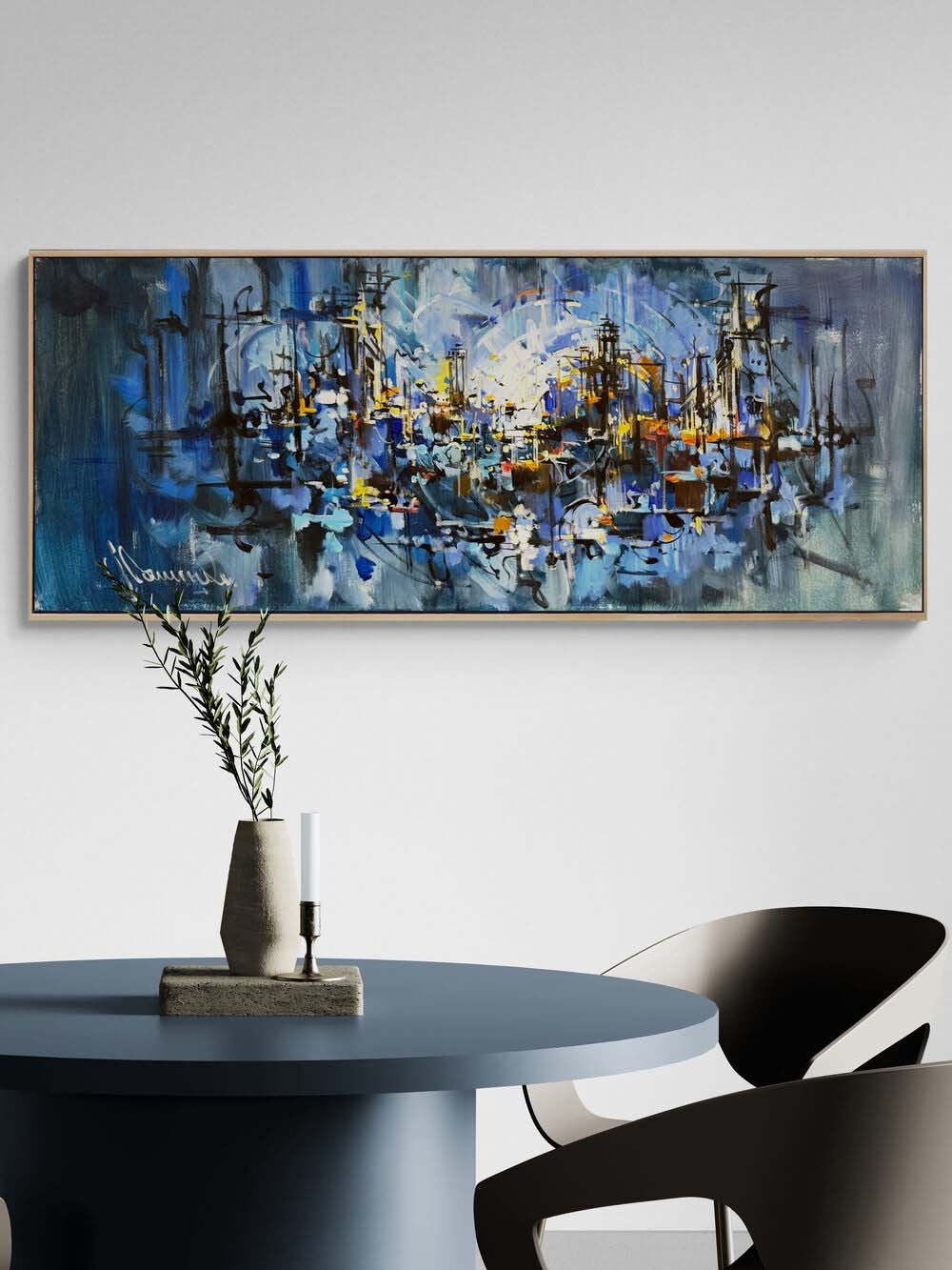 Sessiz Derinlik Yağlı Boya Tablosu