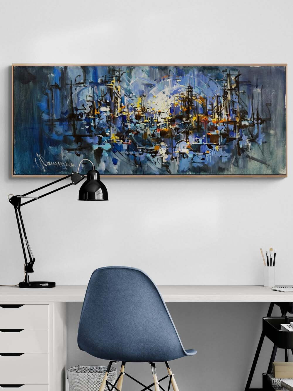 Sessiz Derinlik Yağlı Boya Tablosu