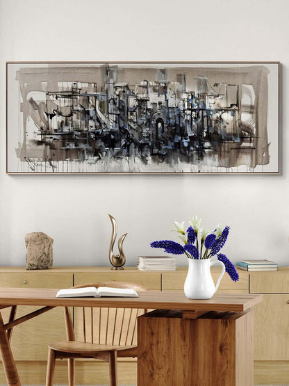 Akışın Ötesi Yağlı Boya Tablosu