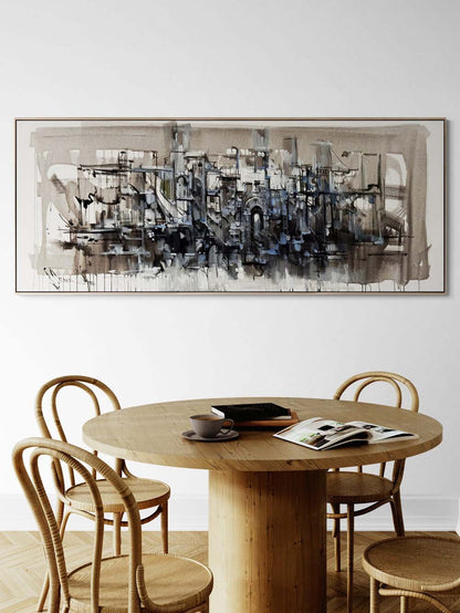 Akışın Ötesi Yağlı Boya Tablosu