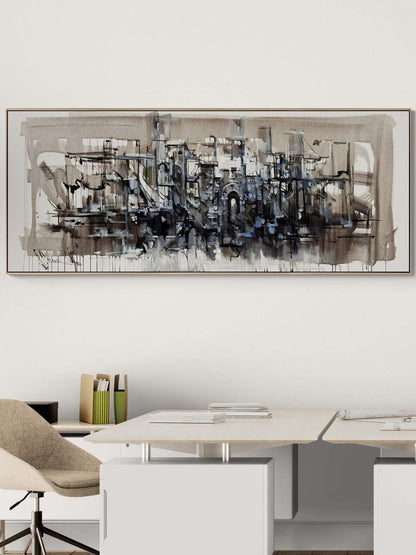 Akışın Ötesi Yağlı Boya Tablosu