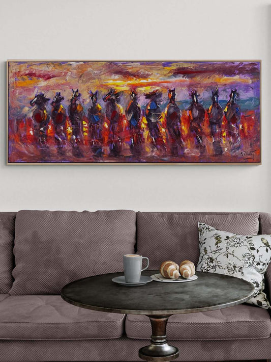 Dörtnalın Senfonisi Yağlı Boya Tablosu