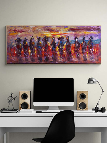 Dörtnalın Senfonisi Yağlı Boya Tablosu