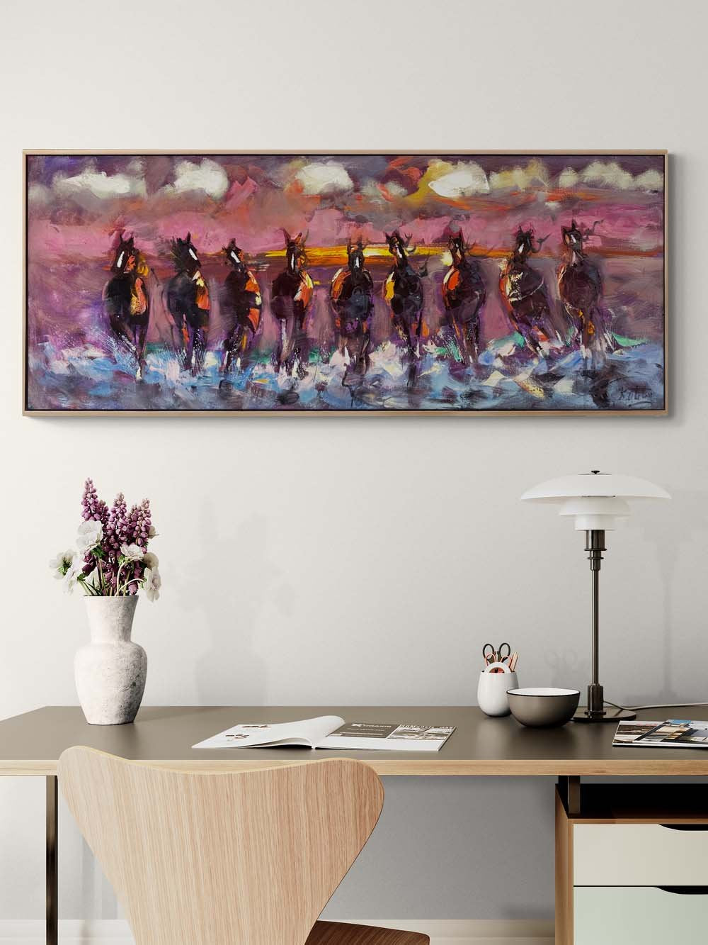 Dörtnala Hayaller Yağlı Boya Tablosu