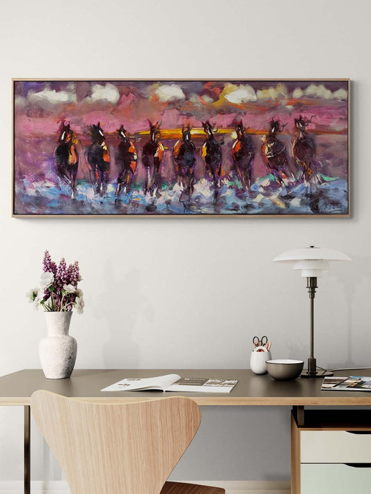 Dörtnala Hayaller Yağlı Boya Tablosu