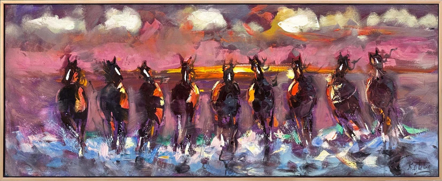 Dörtnala Hayaller Yağlı Boya Tablosu