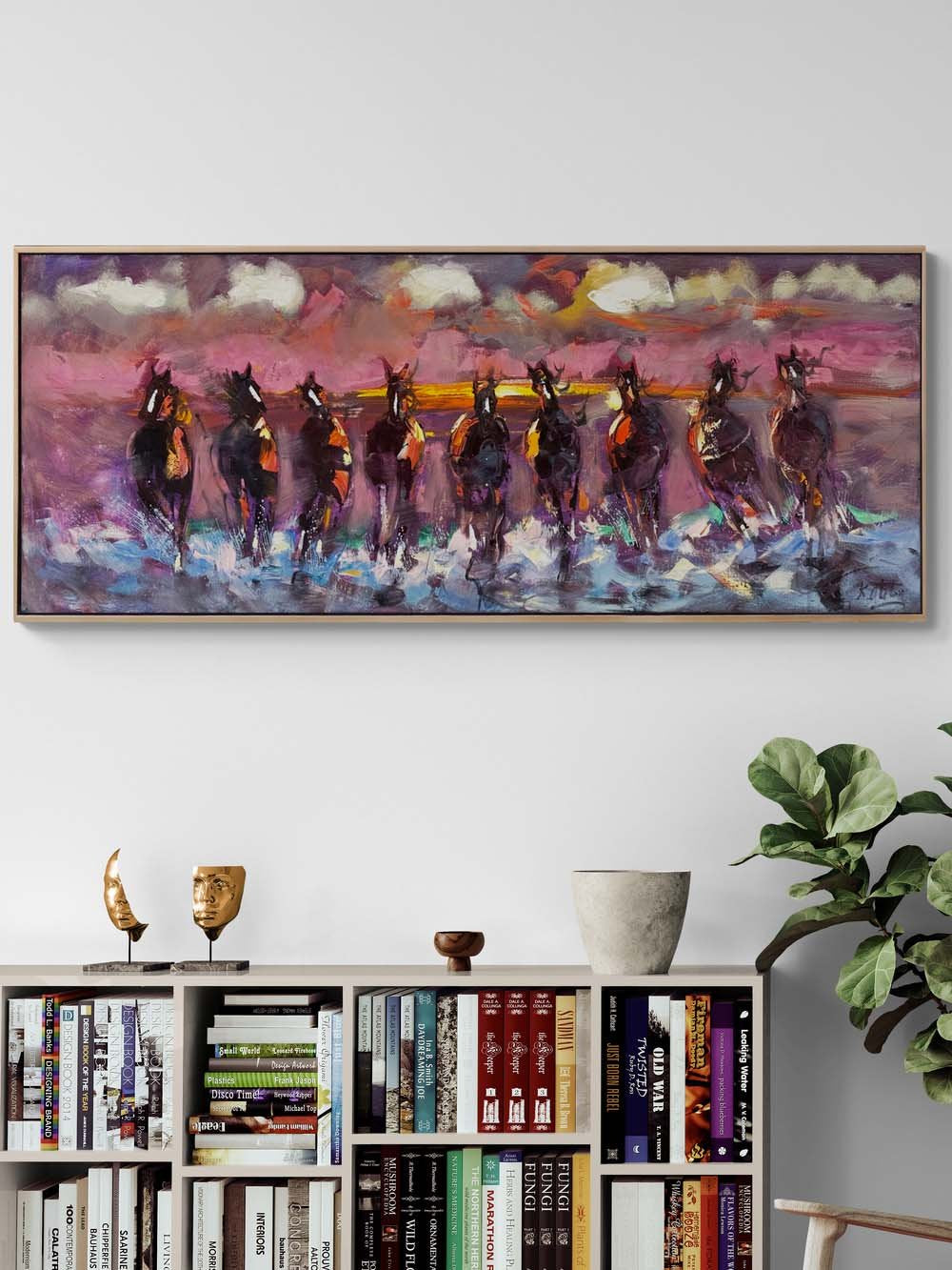 Dörtnala Hayaller Yağlı Boya Tablosu