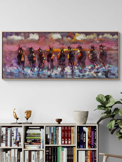 Dörtnala Hayaller Yağlı Boya Tablosu