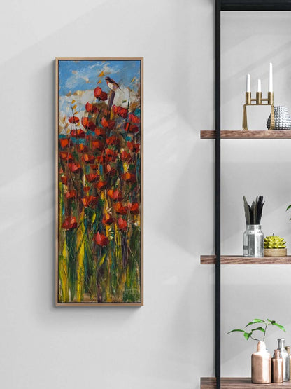 Kırlangıcın Bahar Çağrısı Yağlı Boya Tablosu