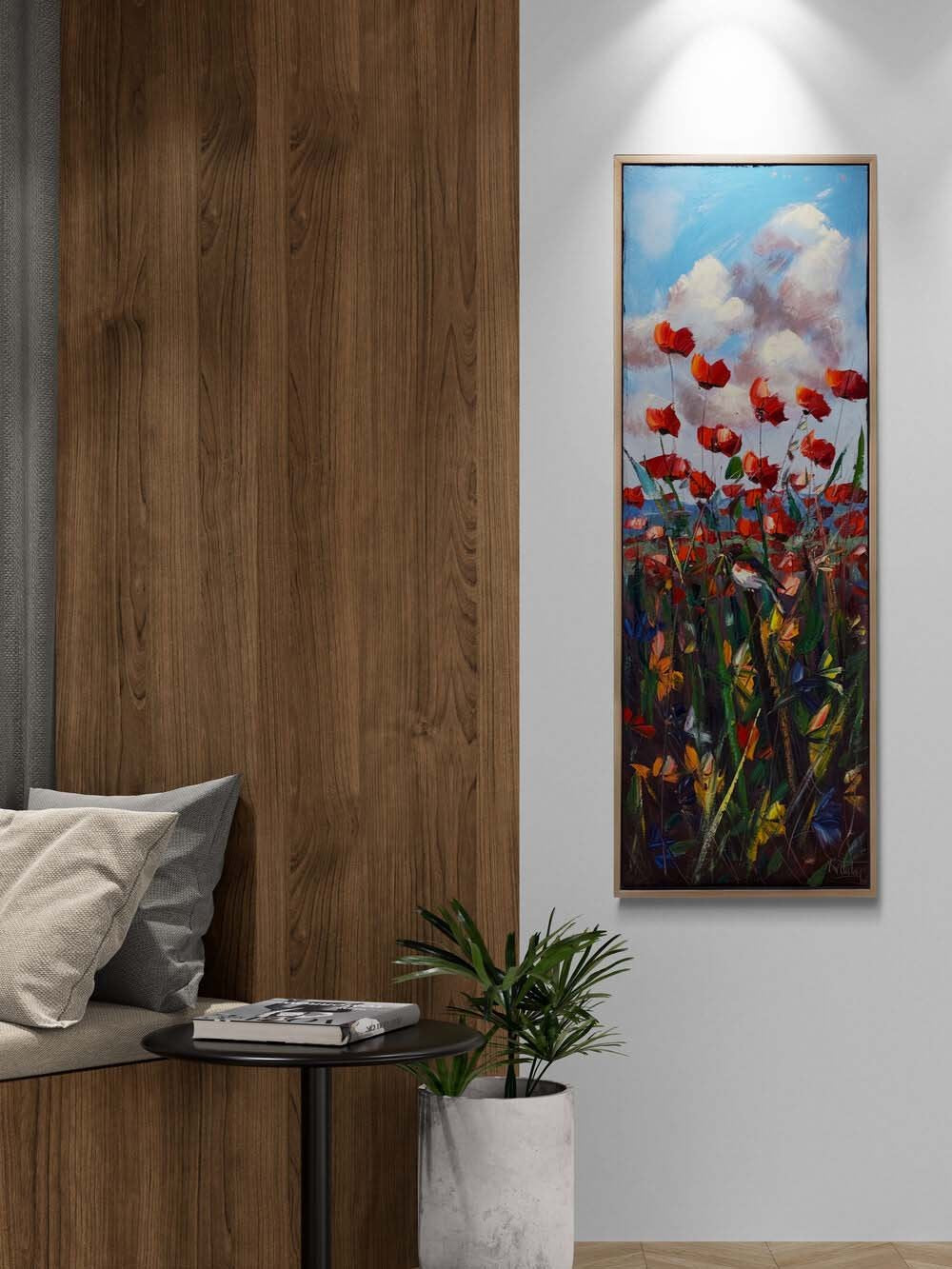 Gelinciklerde Özgürlük Yağlı Boya Tablosu