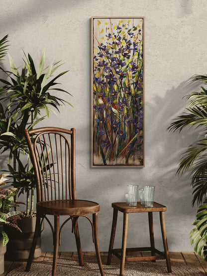 Güneşle Açan Bahçe Yağlı Boya Tablosu